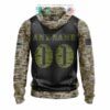Miami Dolphins Skull Punisher Veteran Camo 3D Hoodie 0