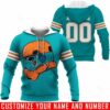 Miami Dolphins Trooper Helmet Customize Name And Number 0