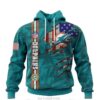 Miami Dolphins United States Flag Hoodie 3D Custom Nfl 0