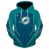 Miami Dolphins Zip-Up Hoodie Gifts For Nfl Fans Miami Dolphins ZipUp Hoodie Gifts For Nfl Fans 0