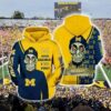 Michigan Wolverines Skull Haters Silence I Kill You 3D All Over Print Zip Hoodie Gifts For Ncaa Fans Michigan Wolverines Skull Haters Silence I Kill You 3D All Over Print Zip Hoodie Gifts For NCAA Fans 1
