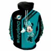 Mickey Miami Dolphins Hoodie With Minnie Limited Edition Over Print Full 3D Mickey Miami Dolphins Hoodie With Minnie Limited Edition Over Print Full 3D 0