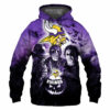 Minnesota Vikings Hoodie 3D Halloween Horror Night Gift for Fans 0