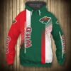 Minnesota Wild Hoodie 3D Cute Design Pullover Nhl 0