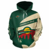Minnesota Wild Hoodie 3D Zip Hoodie Gift for Fans 0