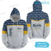 Modelo Hoodie 3D Text Pattern Custom Name Beer Lovers Gift Modelo Hoodie 3D Text Pattern Custom Name Beer Lovers Gift 0