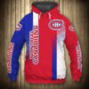 Montreal Canadiens Hoodie 3D Cute Design Pullover Nhl Montreal Canadiens Hoodie 3D Cute Design Pullover Nhl 0