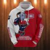 Montreal Canadiens Hoodie 3D Zip Hoodie 3D Cartoon Graphic Zip Hoodie for Fan 0