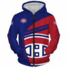 Montreal Canadiens Hoodie 3D Zip Hoodie Gift for Fans Montreal Canadiens Hoodie 3D Zip Hoodie Gift for Fans 0