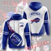 NFL Buffalo Bills Hoodie 3D All Over Print Zip up Hoodie Option 1