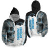 NFL Carolina Panthers With Skull 3D Full Over Print Hoodie Zip Hoodie Sweater Tshirt 2 1