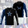 NFL Dallas Cowboys 3D All Over Printed Hoodie Zip Up Hoodie Option 1