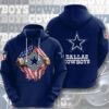 Nfl Dallas Cowboys Pride Of Dallas 3D All Over Print Zip Up Hoodie Option NFL Dallas Cowboys Pride Of Dallas 3D All Over Print Zip up Hoodie Option 1