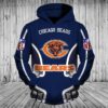 Nfl Football Chicago Bears 3D All Over Print Zip Up Hoodie Option NFL Football Chicago Bears 3D All Over Print Zip up Hoodie Option 1