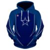 NFL Football Dallas Cowboys 3D All Print Hoodie Zip Up Hoodie 1