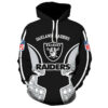 NFL Hoodie 3D Okland Raiders Hoodie Sweatshirt Pullover For Sale 1