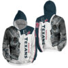 NFL Houston Texans With Skull 3D Full Over Print Hoodie Zip Hoodie Sweater Tshirt 3 1