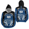 NFL Indianapolis Colts Lighting 3D Full Over Print Hoodie Zip Hoodie Sweater Tshirt 3 1