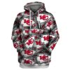 Nfl Kansas City Chiefs 3D All Over Print Zip Up Hoodie Option NFL Kansas City Chiefs 3D All Over Print Zip up Hoodie Option 1