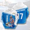 NFL Los Angeles Chargers Philip Rivers 3D All Over Print Zip up Hoodie Option 1