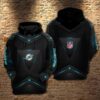 NFL Miami Dolphins 3D Printed ZipUp Hoodie Gift for Fans 0
