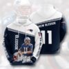 NFL New England Patriots Drew Bledsoe 3D All Over Print Zip up Hoodie Option 1