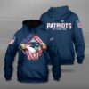 NFL New England Patriots Patriotic Flag Patriots Do You Job 3D All Over Print Zip up Hoodie Option 1