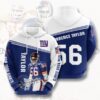 NFL New York Giants Lawrence Taylor 3D All Over Print Zip up Hoodie Option 1