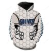 NFL New York Giants Men and Women 3D All Over Print Zip up Hoodie Option 1