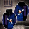 Nfl New York Giants Mickey Mouse 3D All Over Print Zip Up Hoodie Option NFL New York Giants Mickey Mouse 3D All Over Print Zip up Hoodie Option 1