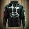 NFL New York Jets Men and Women 3D Zip Up Hoodie and Hoodie New York Jets 3D Shirt for Fans New York Jets 3D Hoodie Shirt 1