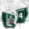 NFL New York Jets Sam Darnold 14 3D All Over Print Zip up Hoodie Option 1