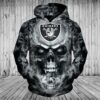 NFL Oalkand Raiders For Unisex 3D All Over Print Zip up Hoodie Option 1