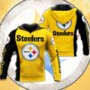 NFL Pittsburgh Steelers 3D All Over Printed Hoodie Zip Up Hoodie Style 2 1