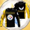 NFL Pittsburgh Steelers 3D All Over Printed Hoodie Zip Up Hoodie Style 4 1