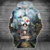 NFL Pittsburgh Steelers Halloween With Jack Skellington 3D All Over Print Zip up Hoodie Option 1