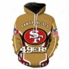 Nfl San Francisco 49Er Limited Edition Men And Women 3D Hoodie Zip Hoodie NFL San Francisco 49er Limited Edition Men and Women 3D Hoodie Zip Hoodie 1