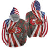 Nfl San Francisco 49Ers American Flag 3D Full Over Print Hoodie Zip Hoodie Sweater Tshirt 2 NFL San Francisco 49ers American Flag 3D Full Over Print Hoodie Zip Hoodie Sweater Tshirt 2 1