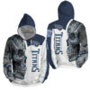 NFL Tennessee Titans With Skull 3D Full Over Print Hoodie Zip Hoodie Sweater Tshirt 3 1