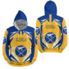 NHL Buffalo Sabres Lighting 3D Full Over Print Hoodie Zip Hoodie Sweater Tshirt 3 1