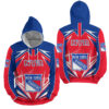 NHL New York Rangers Lighting 3D Full Over Print Hoodie Zip Hoodie Sweater Tshirt 3 1