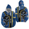 NHL St. Louis Blues With Skull Pattern 3D Full Over Print Hoodie Zip Hoodie Sweater Tshirt 3 1