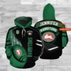 NRL 3D Hoodie South Sydney Rabbitohs Custom Name 3D All Over Print Hoodie 1