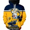 Nashville Predators Hoodie 3D Ultra-Cool Long Sleeve Gift for Fans Nashville Predators Hoodie 3D UltraCool Long Sleeve Gift for Fans 0