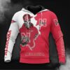 Nebraska Cornhuskers Hoodie 3D Zip Hoodie Long Sleeve Zip Hoodie for Fan 0