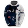New England Patriots 3D All Over Print Zip Hoodie for Nfl Fans 0