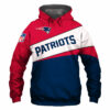 New England Patriots Hoodie 3D Zip Hoodie New England Patriots Hoodie 3D Zip Hoodie 0