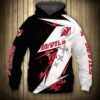 New Jersey Devils Hoodie 3D Thunder Design Pullover Nhl New Jersey Devils Hoodie 3D Thunder Design Pullover Nhl 0