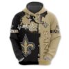 New Orleans Saints 3D All Over Print Zip Hoodie for Nfl Fans New Orleans Saints 3D All Over Print Zip Hoodie for Nfl Fans 0
