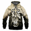 New Orleans Saints Hoodie 3D Halloween Horror Night Gift for Fans 0
